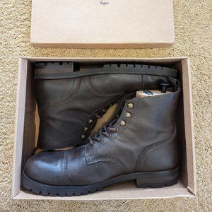 Will's Vegan Store Work Boots - Dark Brown